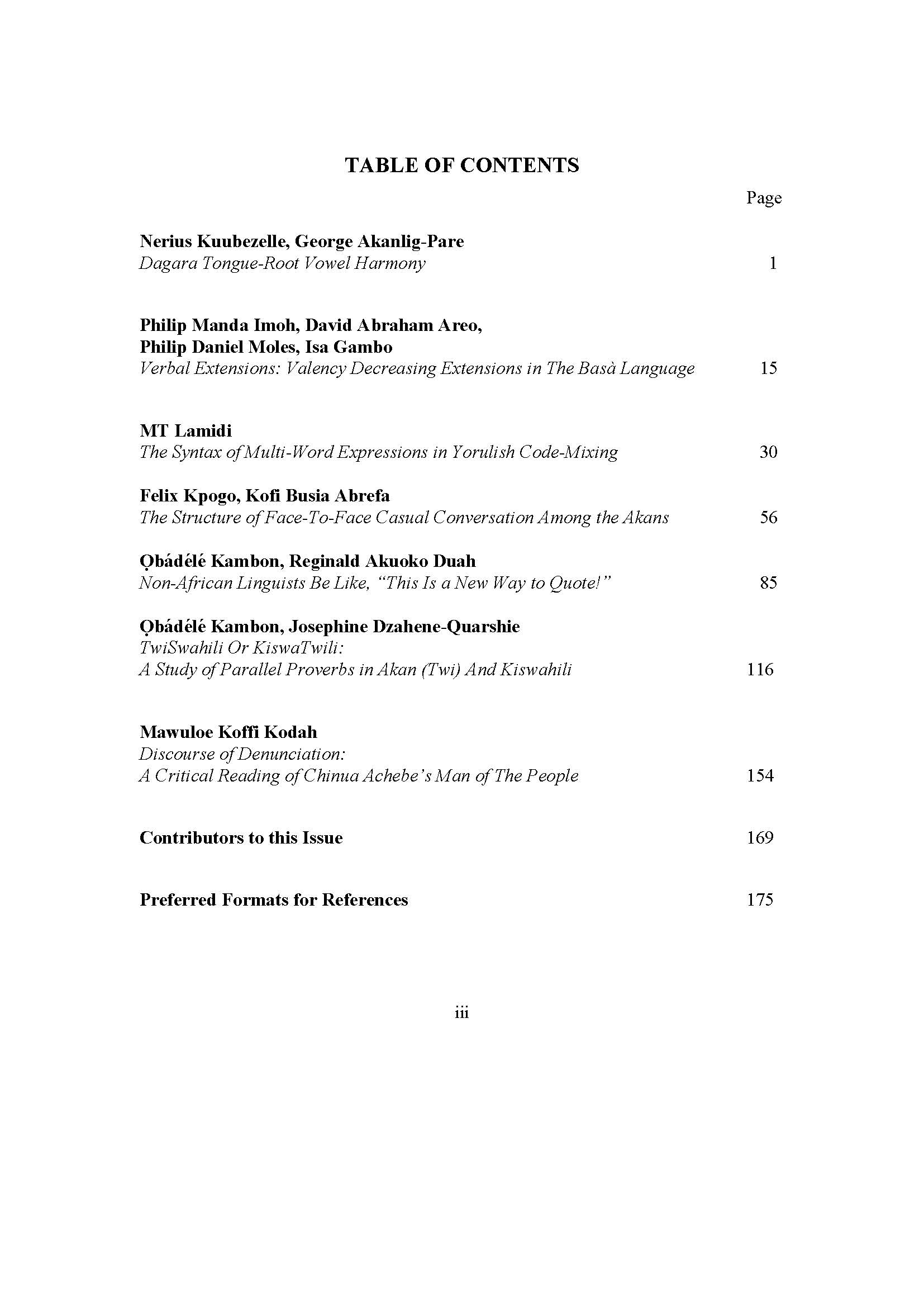 GJL 6(2) Table of Contents Thumbnail