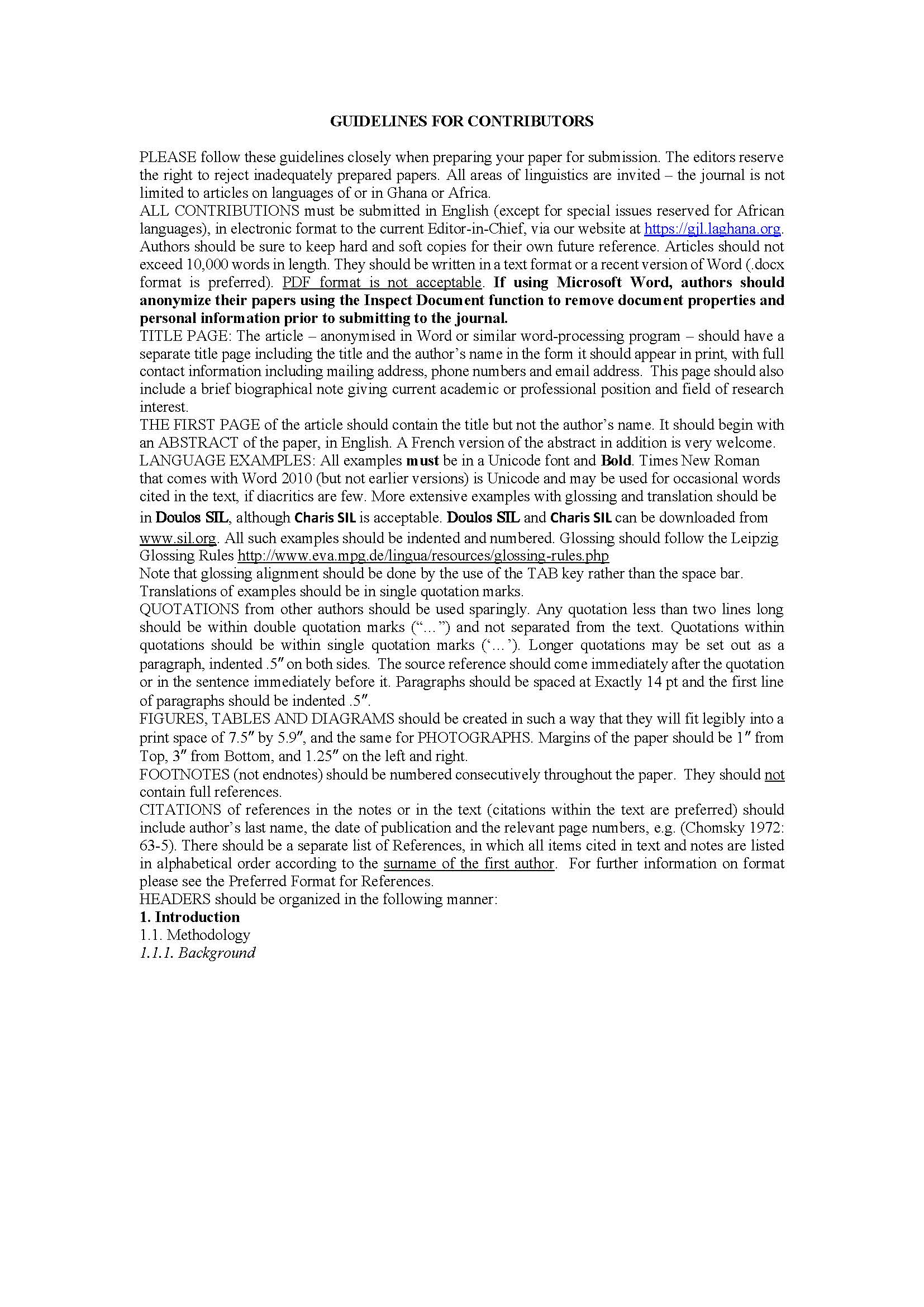 Inside Back Cover: Guidelines for Contributors